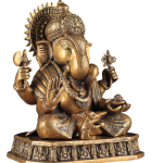 Brass Dagduseth Ganapati | 13.5" x 11" x 7.5" | 11.56 kg | Traditional Temple Form | Prosperity & Devotion | Sacred Hindu Art | Jaipurio